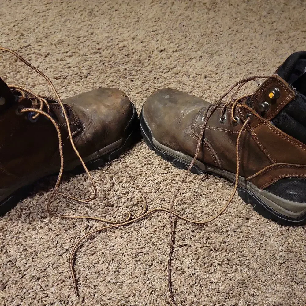 Carhartt Boots Men Size 8.5 Ground Force Waterproof 6” Composite Toe Work Boots
